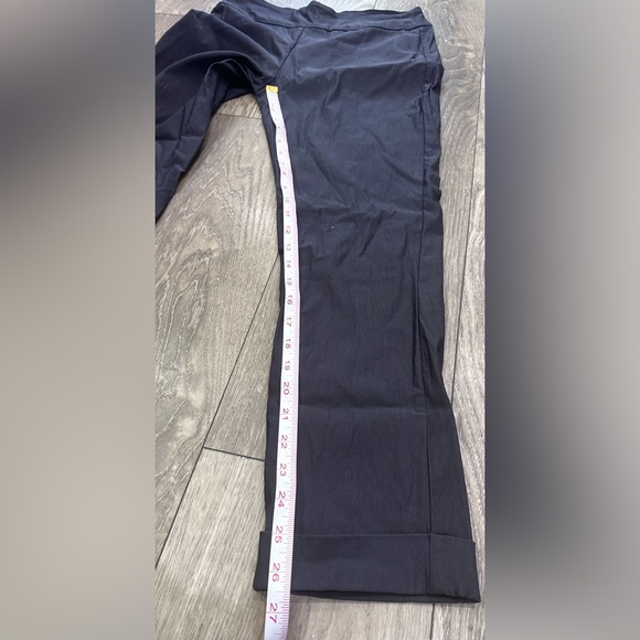 Tribal Women's Pull-On Ankle Pants with Flatten It Tummy Control - Gray - Picture 7 of 8